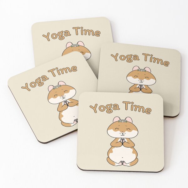 Item preview, Cute Hamster Yoga Time designed and sold by HugSomeNettles.