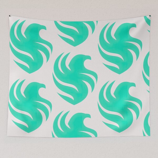 Item preview, Dynamic Green Falcon Crest | Modern Raptor Bird Design designed and sold by lucemerlettau.