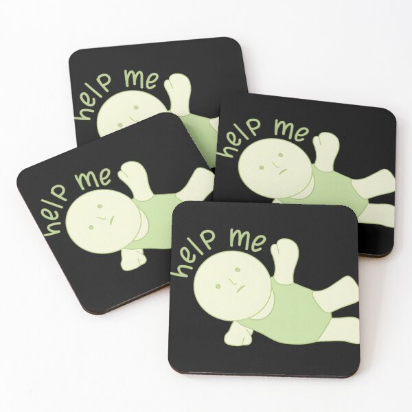 Item preview, Help Me! Funny Yoga Exercise Character Pose designed and sold by olympianies.