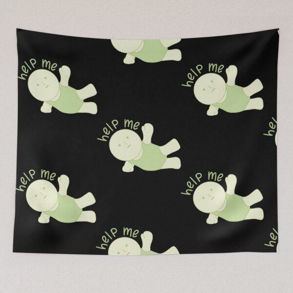 Item preview, Help Me! Funny Yoga Exercise Character Pose designed and sold by olympianies.