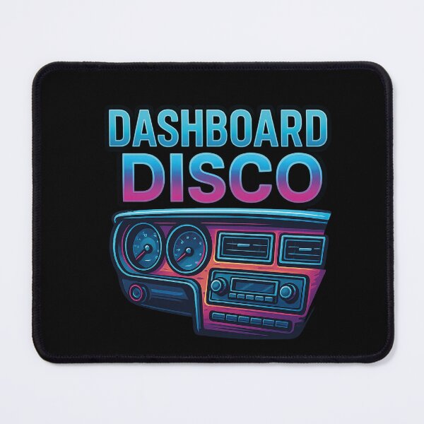 Item preview, Retro Dashboard Disco – 80s Car Interior designed and sold by RetroPrints9.