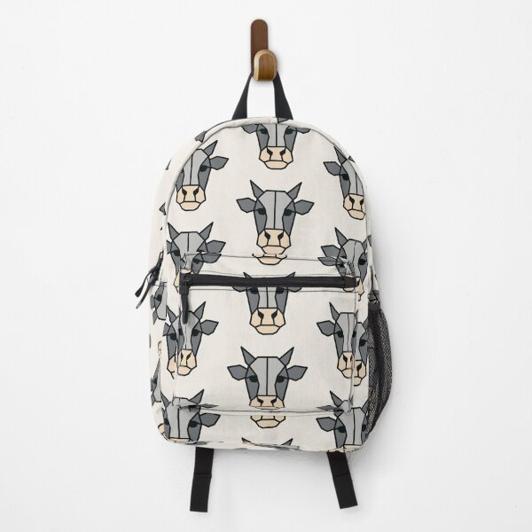 Item preview, Geometric Cow Head – Low Poly Symmetrical Design designed and sold by Bratak.