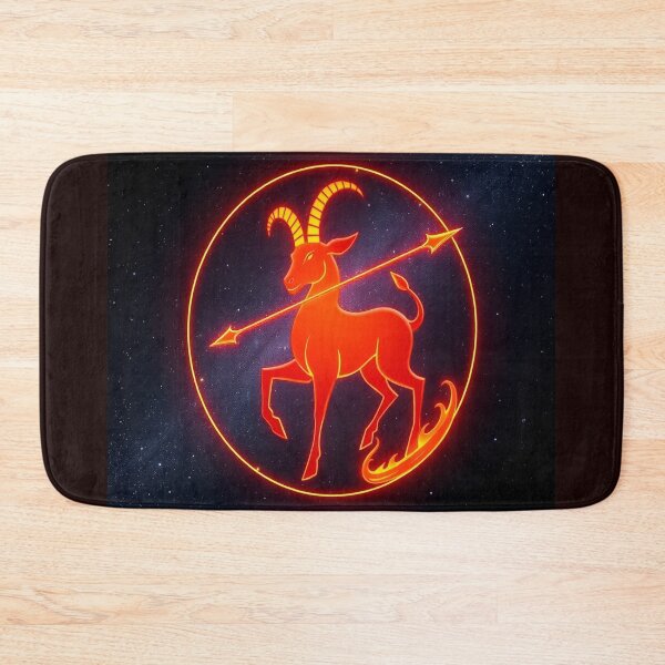 Item preview, Capricorn Zodiac Sign Goat Illustration Design designed and sold by OrcunTezel.