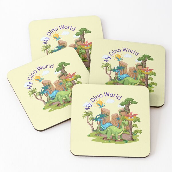 Item preview, Cute Dinosaur Cartoon Kids Design – My Dino World designed and sold by SmaRish Studio- Everyday Artistry.