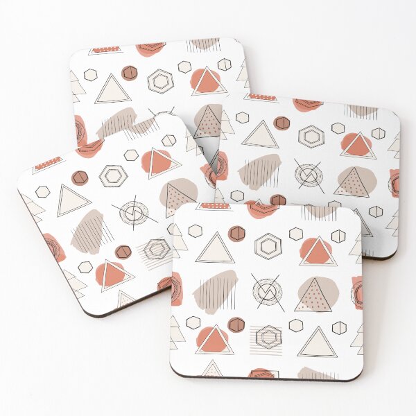 Item preview, Minimalist Geometric Hand-Drawn Pattern Throw Pillow designed and sold by FestivityFinds.