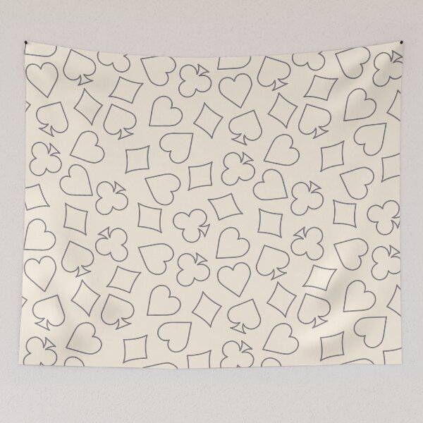 Item preview, Poker Symbols Outline designed and sold by Farissa Designs.