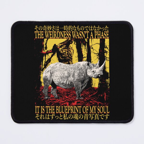 Item preview, The Weirdness Rhinoceros designed and sold by VintageMedatsu.
