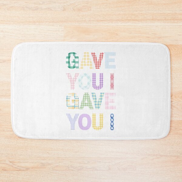 Item preview, gave you i gave you i fabric text designed and sold by takeruthtothelakes.