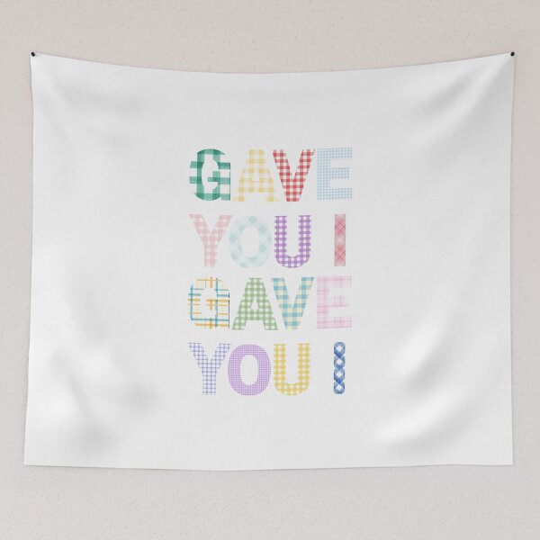 Item preview, gave you i gave you i fabric text designed and sold by takeruthtothelakes.