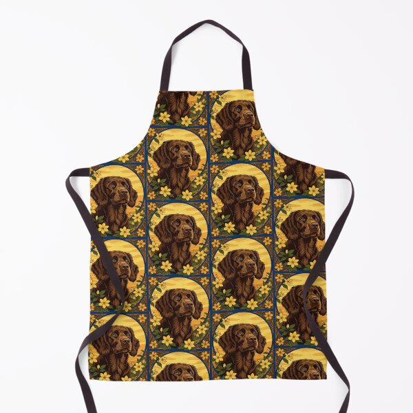 Item preview, Boykin Spaniel And Yellow Jasmine Flowers designed and sold by taiche.
