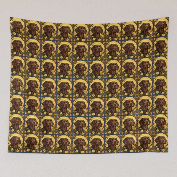 Item preview, Boykin Spaniel And Yellow Jasmine Flowers designed and sold by taiche.