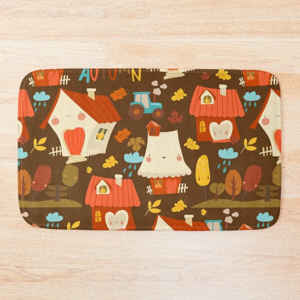 Item preview, Cute Autumn Houses Kids Fall Clothing designed and sold by FestivityFinds.