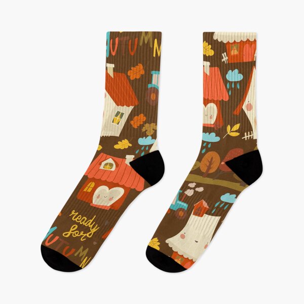 Item preview, Cute Autumn Houses Kids Fall Clothing designed and sold by FestivityFinds.