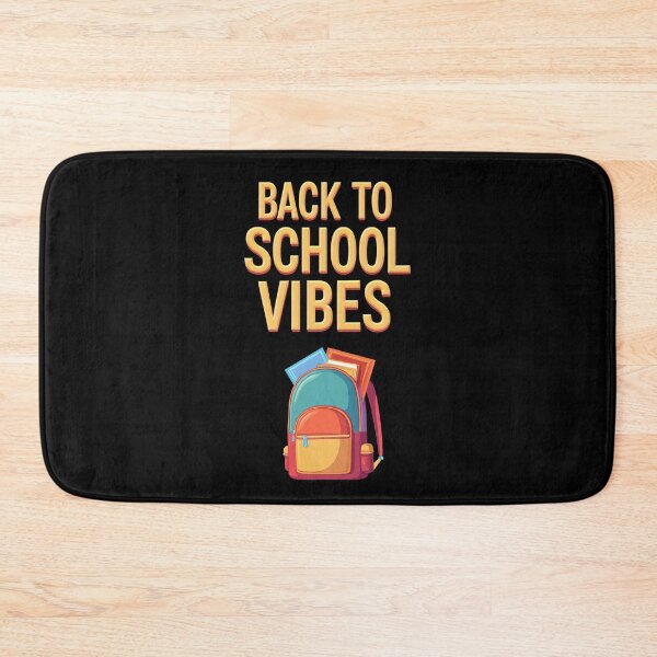 Item preview, Back to School Vibes Illustration with Colorful Backpack and Books Educational Motivation Learning Inspiration Positive Classroom Artwork designed and sold by Mimoshi ⭐⭐⭐⭐⭐.