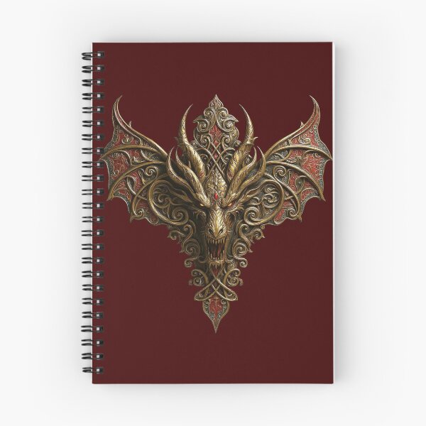 Item preview, Royal Gothic Dragon Head Art Print for Apparel and Wall Decor, Celtic Knot Wall Art, Norse Mythology sweetshirt Print designed and sold by TheGaliyaStudio.