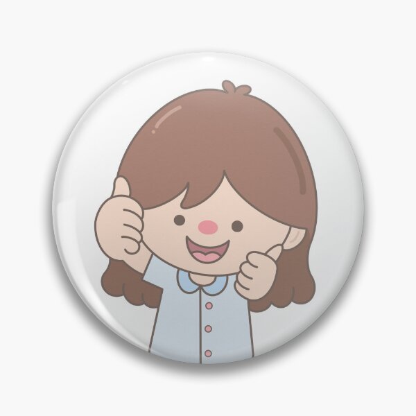 Item preview, Cute little pastel girl hand gesture sign Thumb up designed and sold by nuchz.