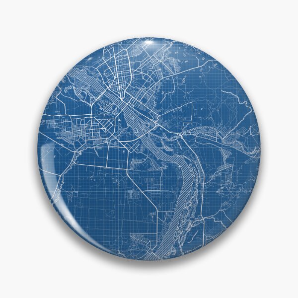 Item preview, Novosibirsk City Map Russia - Blueprint designed and sold by deMAP.