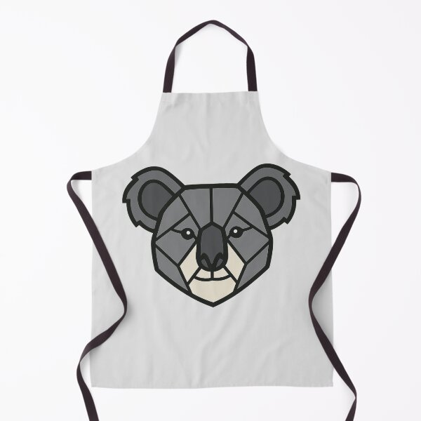 Aperçu de l'œuvre Low-Poly Geometric Koala Head – Symmetrical Polygon Animal Design créée et vendue par Bratak.