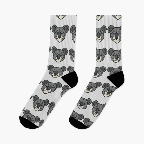Aperçu de l'œuvre Low-Poly Geometric Koala Head – Symmetrical Polygon Animal Design créée et vendue par Bratak.