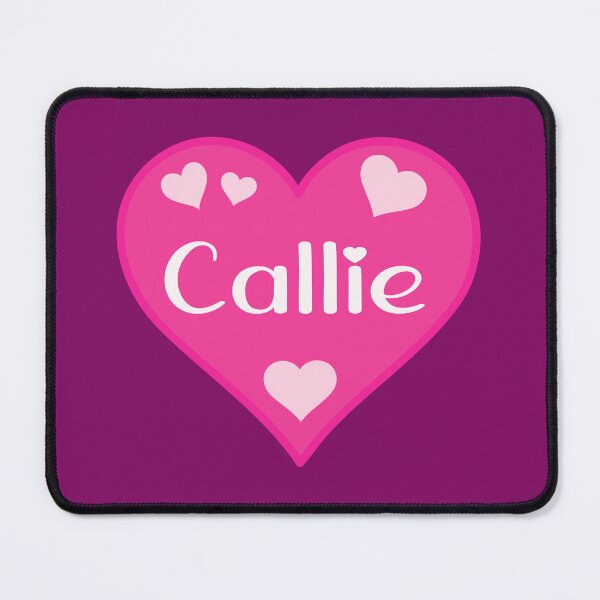 Item preview, Callie Name Pink Heart designed and sold by Jeallan Designs.