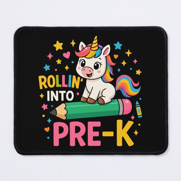 Item preview, Rolling Into Pre-k Cute Unicorn Back To School designed and sold by Dominikcernk.