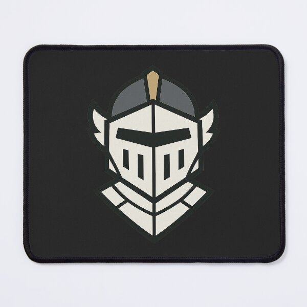 Item preview, Low-Poly Geometric Knight Head – Symmetrical Medieval Helmet Design designed and sold by Bratak.