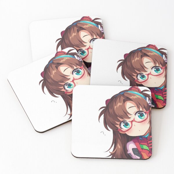 Item preview, Makinami Mari Illustrious Neon Genesis Evangelion Chibi Waifu Peeker Anime designed and sold by HumbertoValveno.