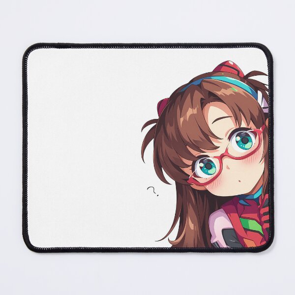Item preview, Makinami Mari Illustrious Neon Genesis Evangelion Chibi Waifu Peeker Anime designed and sold by HumbertoValveno.