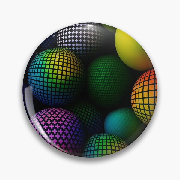 Item preview, Neon Grid Spheres designed and sold by Kaleidoscope Print.