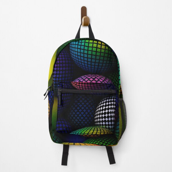 Item preview, Neon Grid Spheres designed and sold by Kaleidoscope Print.