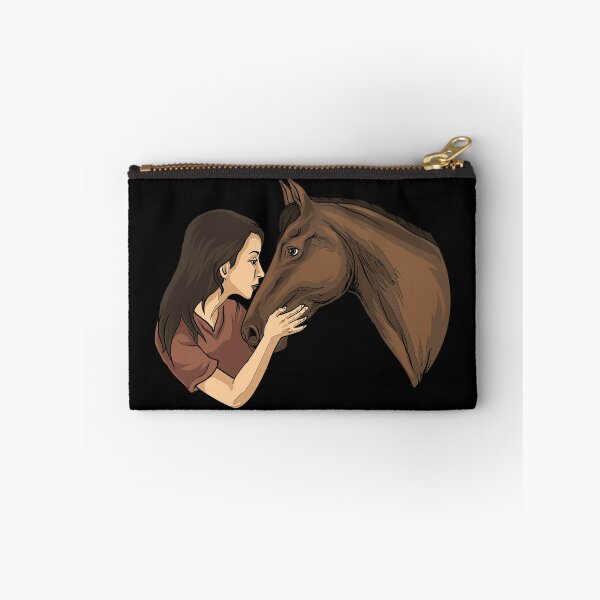 Item preview, Girl Kissing A Horse - Horse Riding Horse Riding designed and sold by anziehend.