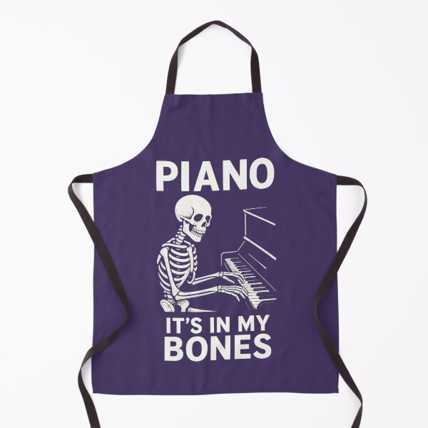 Item preview, Skeleton Playing Piano – Music in My Bones designed and sold by Tender Flower Clothing.