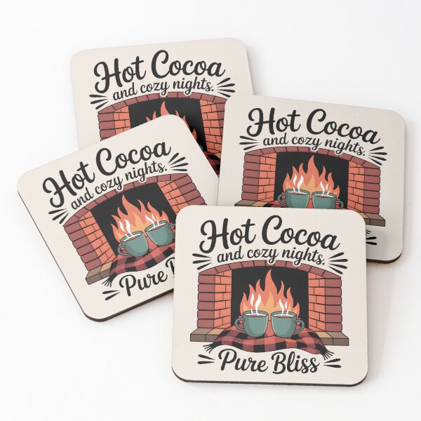 Item preview, Hot Cocoa and Cozy Nights – Winter Bliss designed and sold by Jollys-ArtShop.