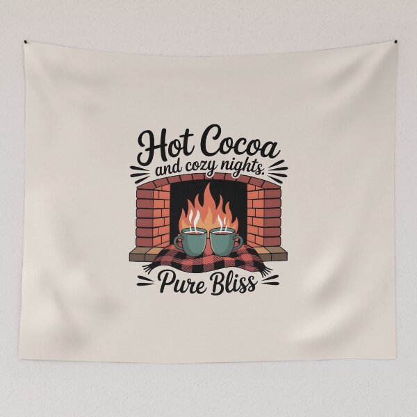 Item preview, Hot Cocoa and Cozy Nights – Winter Bliss designed and sold by Jollys-ArtShop.