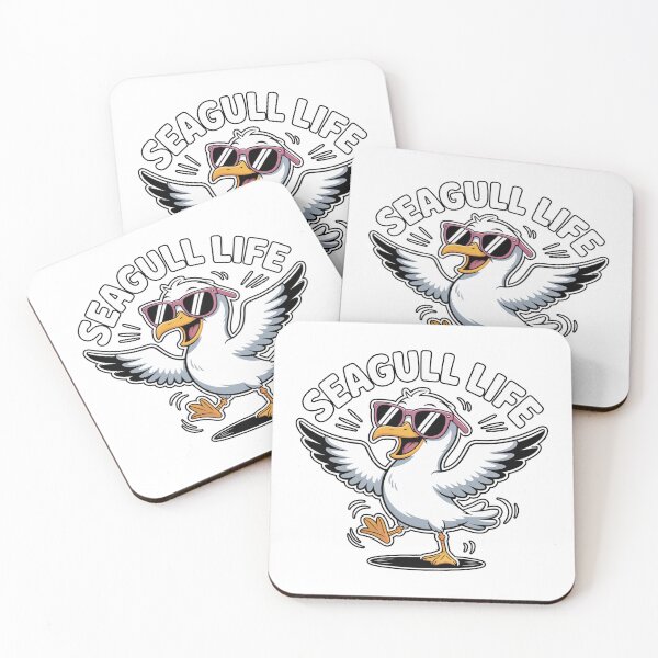 Item preview, Cool Cartoon Seagull Lifestyle designed and sold by MonkiFlipp.