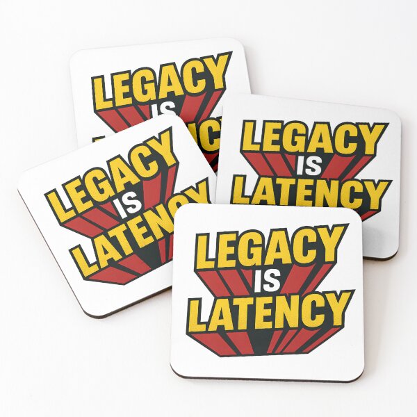 Item preview, Legacy is Latency – AI Tech Meme Design designed and sold by NeonStack.