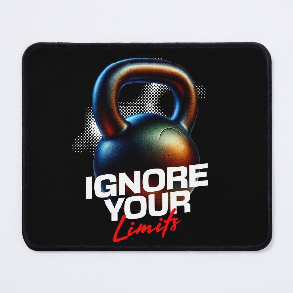 Item preview, IGNORE YOUR LIMITS – Gym Motivation Graphic Tee designed and sold by Lacerta-Design.