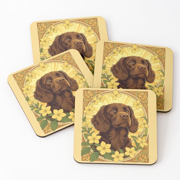 Item preview, Swamp Poodle And Yellow Jasmine Flowers designed and sold by taiche.