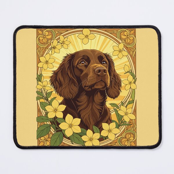 Item preview, Swamp Poodle And Yellow Jasmine Flowers designed and sold by taiche.