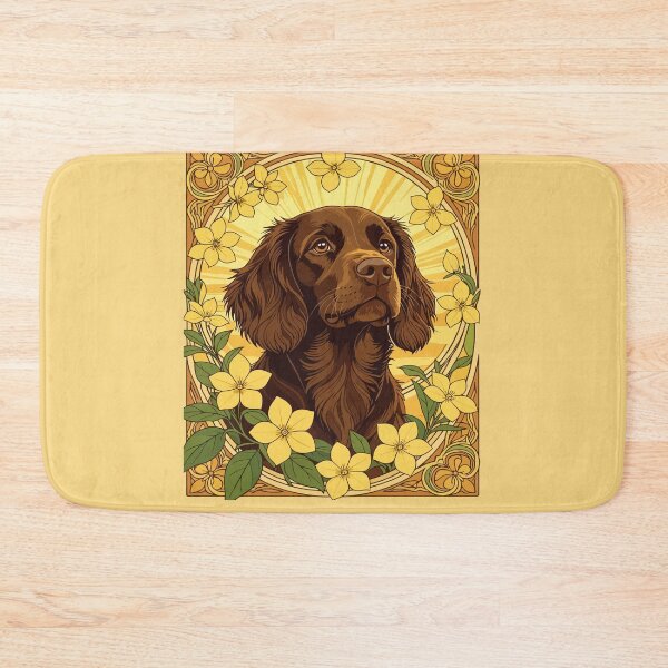 Item preview, Swamp Poodle And Yellow Jasmine Flowers designed and sold by taiche.
