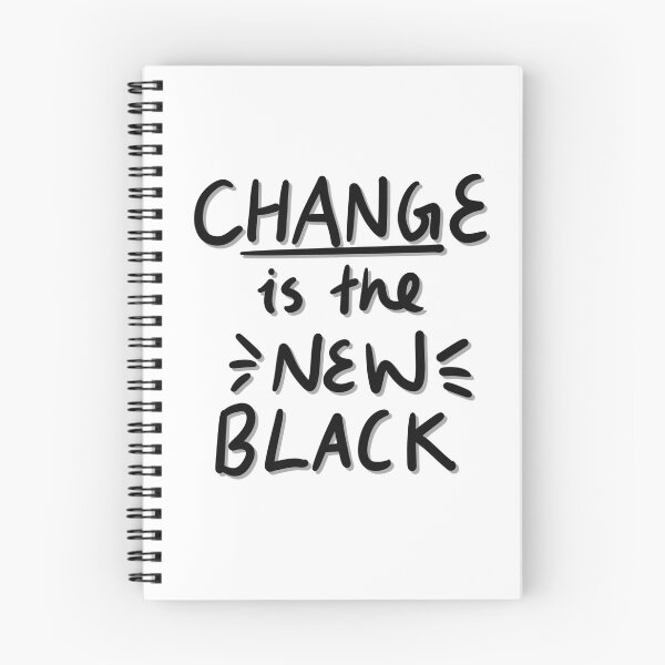 Item preview, Change is the new black designed and sold by HeyMel-Comms.