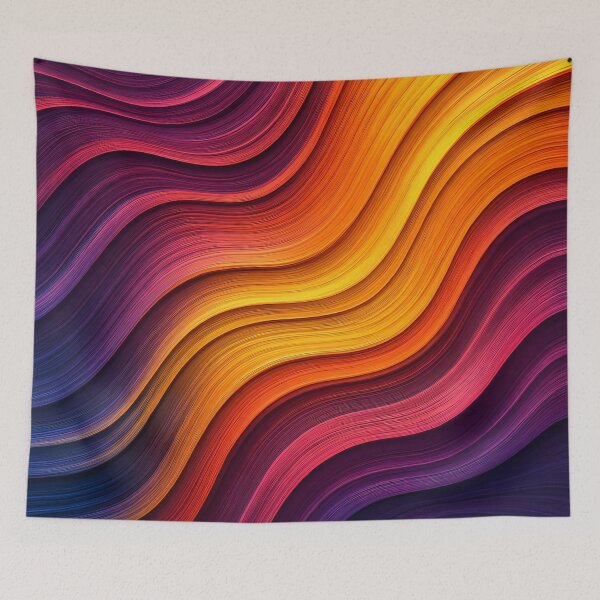 Item preview, Neon Fluid Waves designed and sold by Kaleidoscope Print.