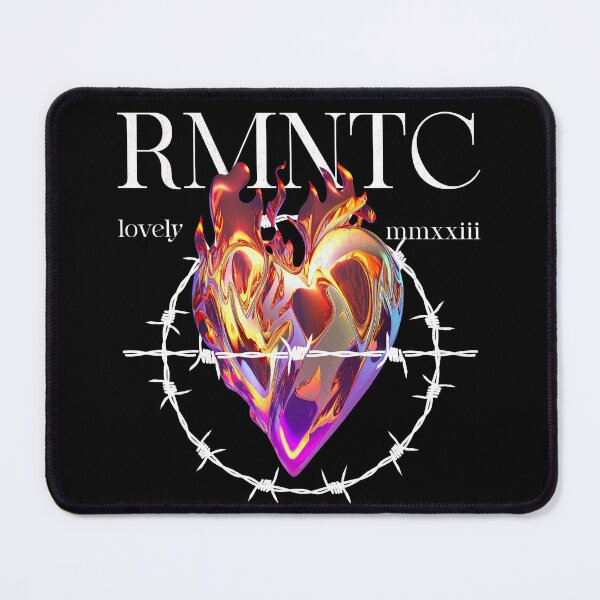 Item preview, RMNTC Hoodie – Burning Heart Streetwear Graphic designed and sold by Lacerta-Design.