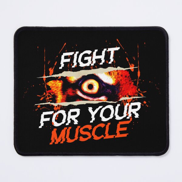 Item preview, Fight for Your Muscle Graphic Tee – Hardcore Gym Motivation Shirt designed and sold by Lacerta-Design.