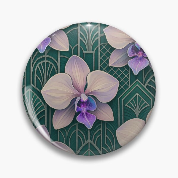 Item preview, Orchid Deco Elegance designed and sold by Kaleidoscope Print.