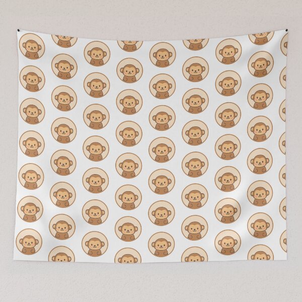 Aperçu de l'œuvre Singe Kawaii créée et vendue par SD-Din.