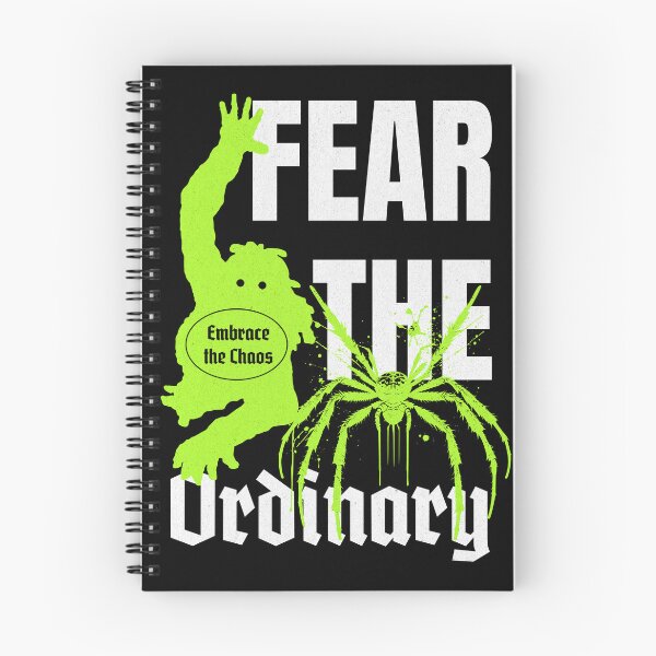 Item preview, Fear the Ordinary Graphic Tee – Embrace the Chaos Streetwear Shirt designed and sold by Lacerta-Design.