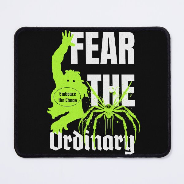 Item preview, Fear the Ordinary Graphic Tee – Embrace the Chaos Streetwear Shirt designed and sold by Lacerta-Design.