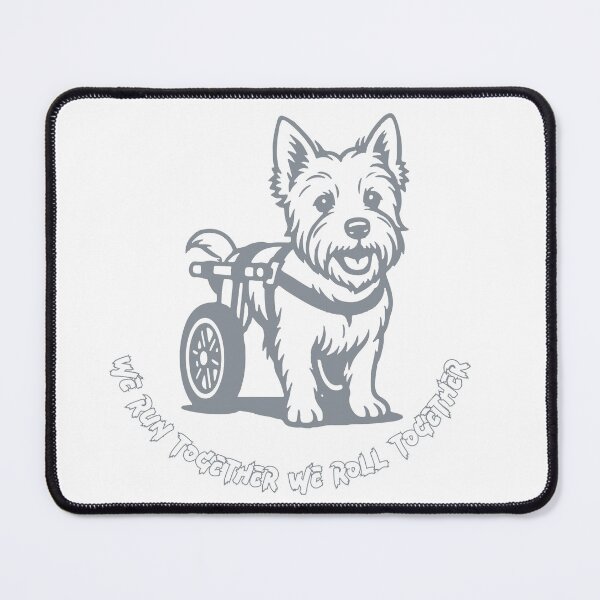 Item preview, We run together, we roll together - Disabled Dog designed and sold by PERIferyART.