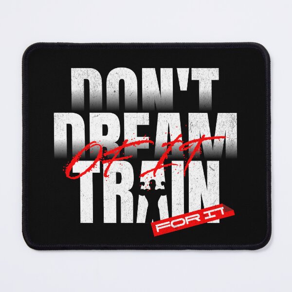 Item preview, Don’t Dream Of It Train For It Graphic Tee – Gym Motivation Fitness Shirt designed and sold by Lacerta-Design.